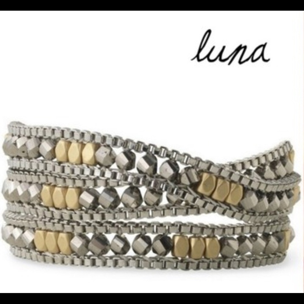 Stella & Dot mixed metal Luna bracelet